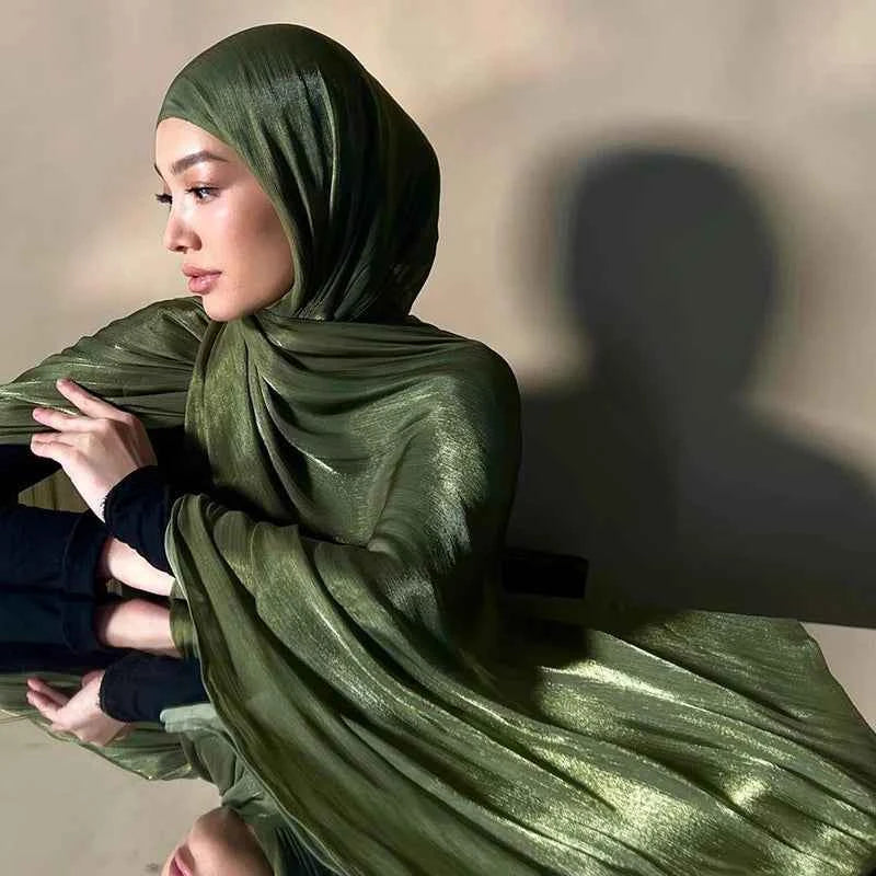 Premium Chiffon Hijabs For Woman Soft Long Turban Veil Scarves Muslim Hijab Shawls Islam Women Head Wraps Accessoires Ramadan