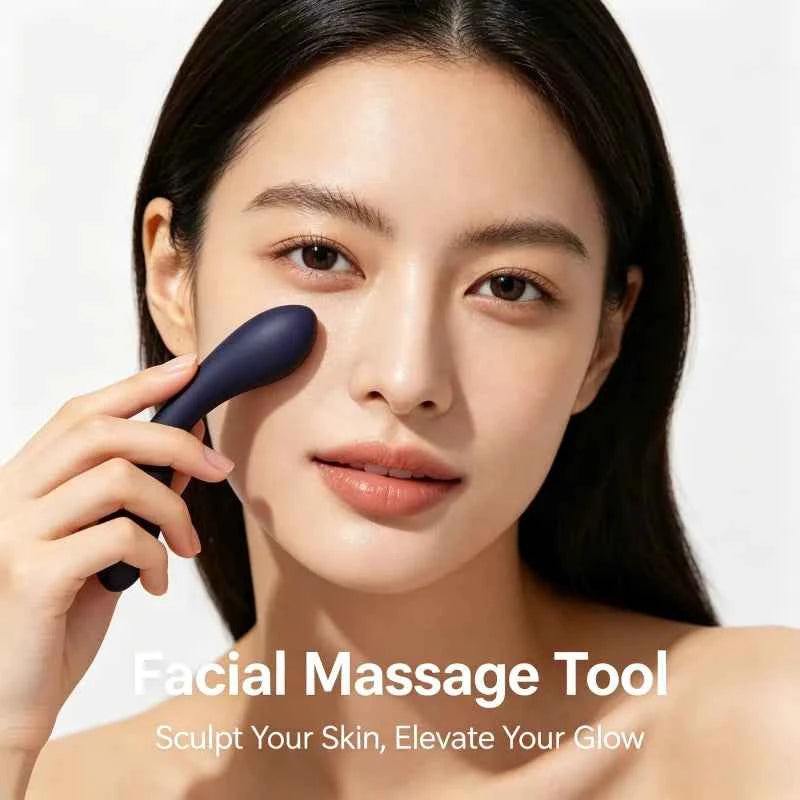 Silicone Dual Head Facial & Body Manual Massager