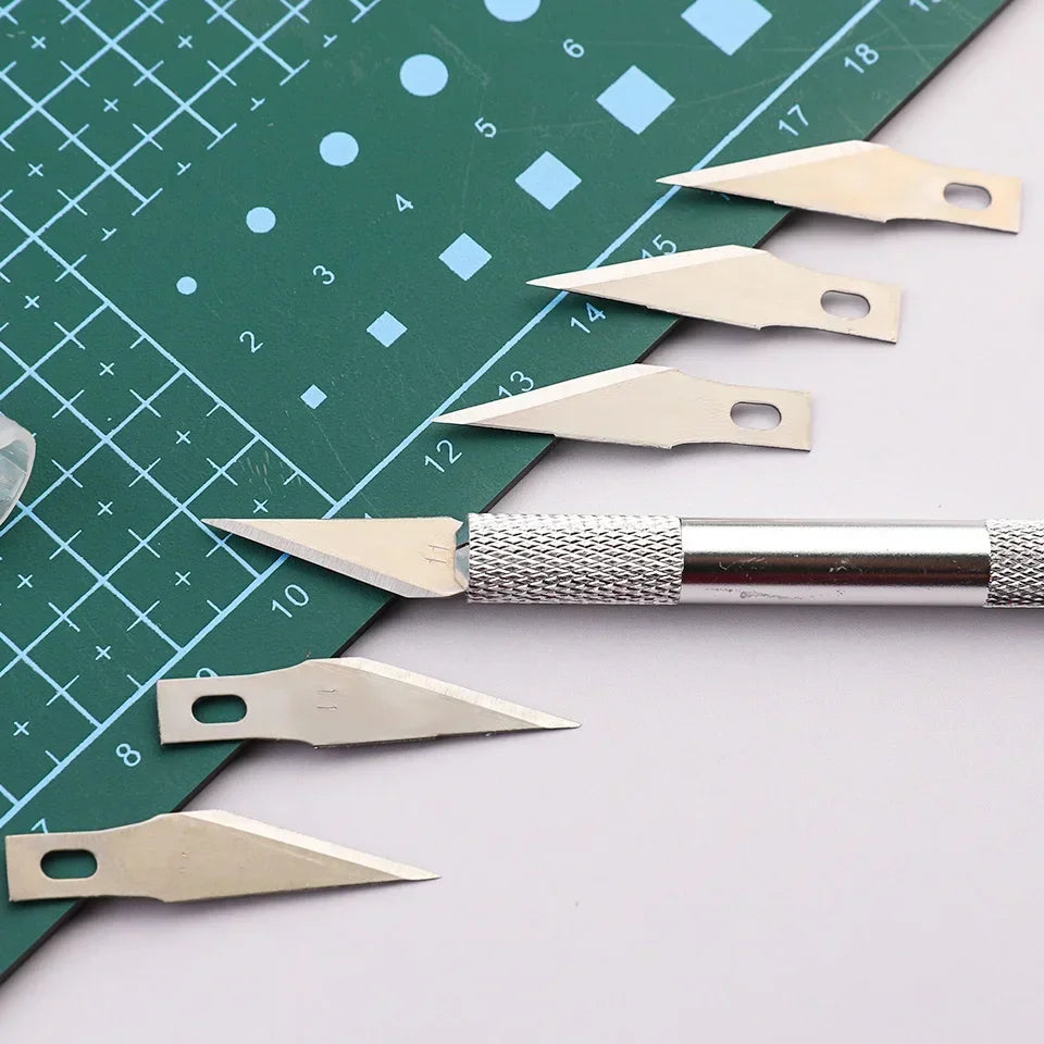 Knife Knifes Wood Carving Fruit Metal Cutting Tool Cutting Metal Leather Engraving Blades Food Scalpel DIY Craft Sculpture