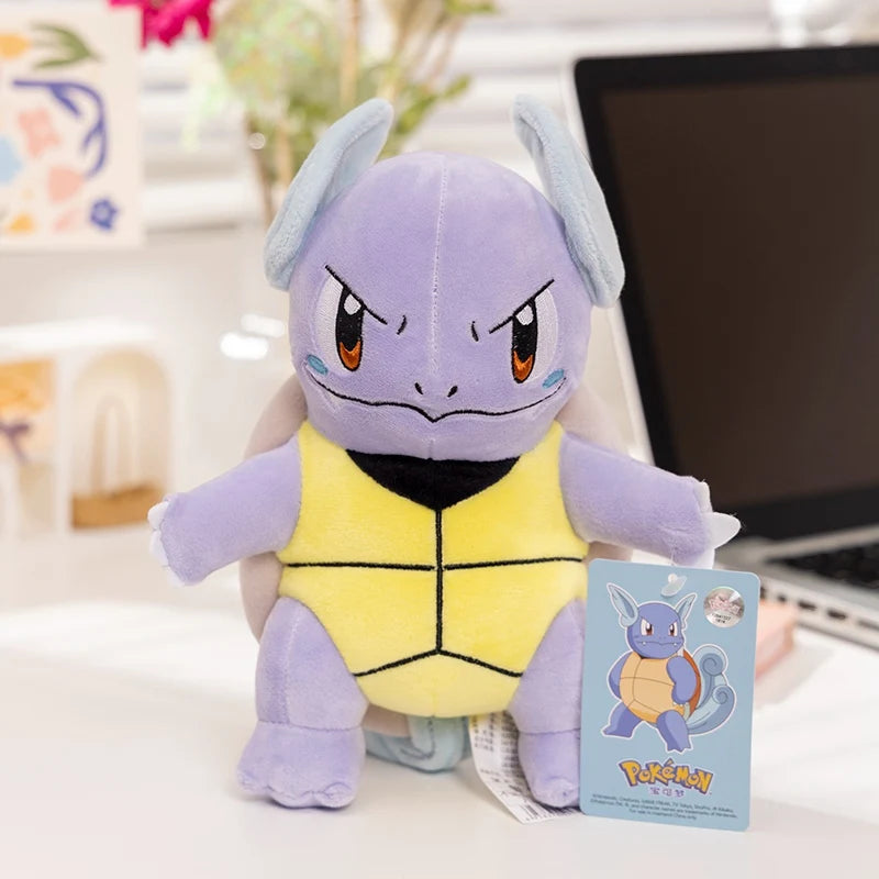 Genuine Pokemon Pikachu Stuffed Doll Cute Cartoon Anime Series Gengar  Eevee Stuffed Doll Kawaii Toys Hobbies Kids Birthday Gift