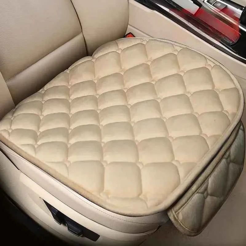 Car Seat Covers, Warm Seat Cushion Protector, Plush Seat Cover, Universal for Sedan, Hatchback, SUV, Autumn, Winter