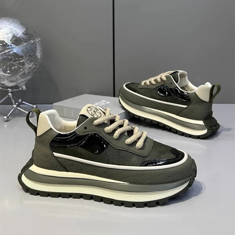 Men's Versatile Lightweight Sporty Casual Shoes Breathable Comfortable Rubber Sole Running Shoes High Elasticity Fall Season