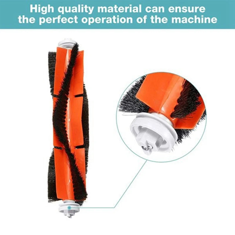 Compatible For ( Roborock S5, S5 Max, S6 MaxV, S6 Pure, E4, E5, S51, S52, S55 ) Roller  Brush 1S, SDJQR01RR SDJQR02RR SDJQR03RR