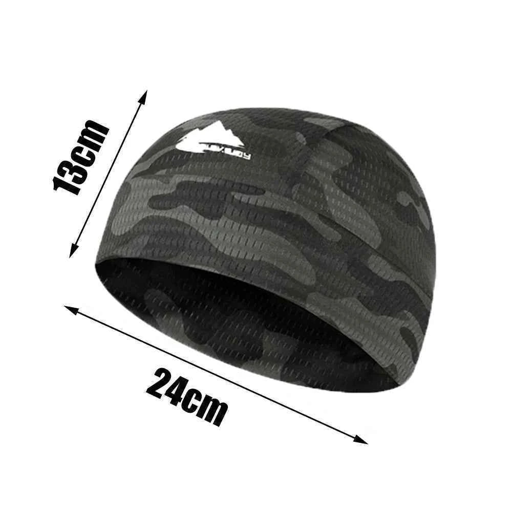 Cooling Skull Cap Helmet Lining Breathable Sweat Wicking Cycling Sports Running Hat Comfortable Outdoor Hiking Cap Quick Dry Cap