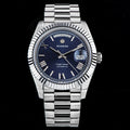 Sugess 40mm Men's Watches Automatic Date Mechanical Day Wristwatch Peacock SL3034 Movement Sapphire Waterproof Luxury Retro New