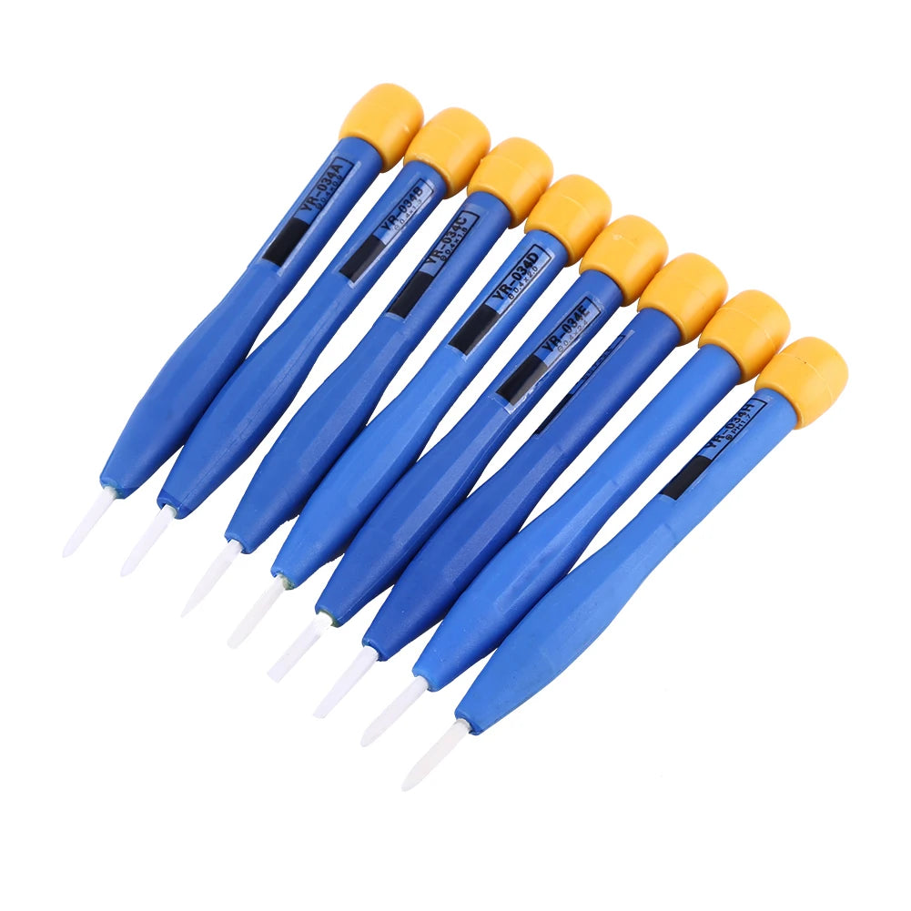8pcs Screwdriver Cermamic Set Adjust Frequency Screwdriver Anti static Plastic Ceramic Set Home Hand Tools Useful New