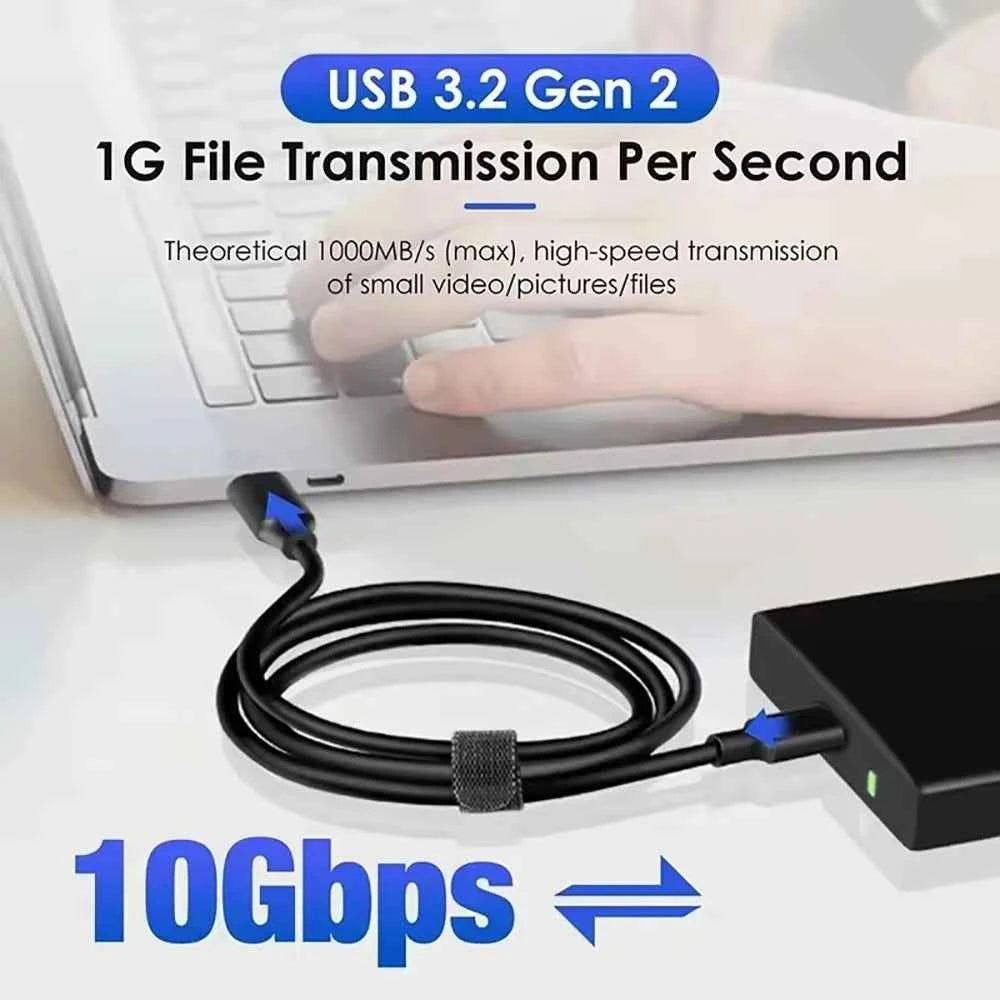 USB Type C Cable USB 3.0 to USB C Fast Charging Wire Data Transfer SSD Hard Disk Cable USB 3.2 10Gbps 60W 3A Quick Charge Line