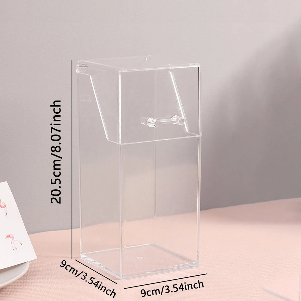 Makeup Brush Storage Box Simple and Transparent Multifunctional Makeup Brush Storage Rack Simple Durable and Practical