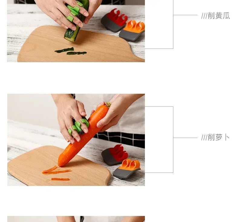 Camping Picnic Kitchen Gear Black Green Vegetable Fruit Peeler Portable Food Prep Peeling Tool For Indoor & Outdoor Cooking