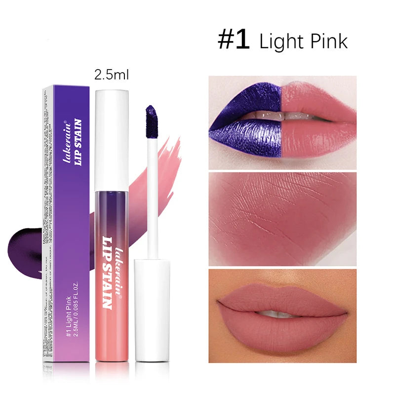 1 Color Peel-Off Lip Stain Gloss Natural Matte Waterproof Tint