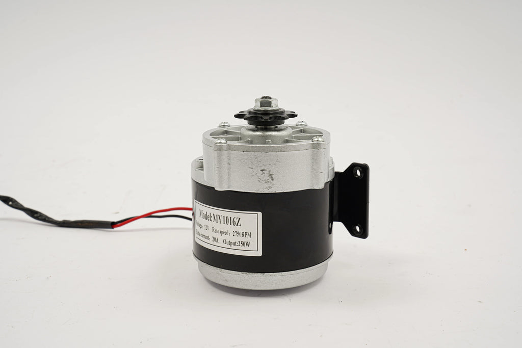 250W 12V Brushed DC Gear Reduction Motor Geared Speed Reducer Motor 2750RPM Electric Motor for E-bikes Scooters Electric Vehicle