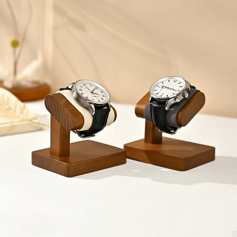 Oirlv Wooden Jewelry Organizer Bracelet Watch Display Stand Jewelry Storage Holder Watch Rack Watch Display Props For Showcase