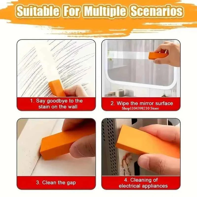 "Efficient Limescale Eraser, Stainless Steel Rust Remover for Kitchen Faucets, Cleaning Rubber for Household Scale Stain Tool"