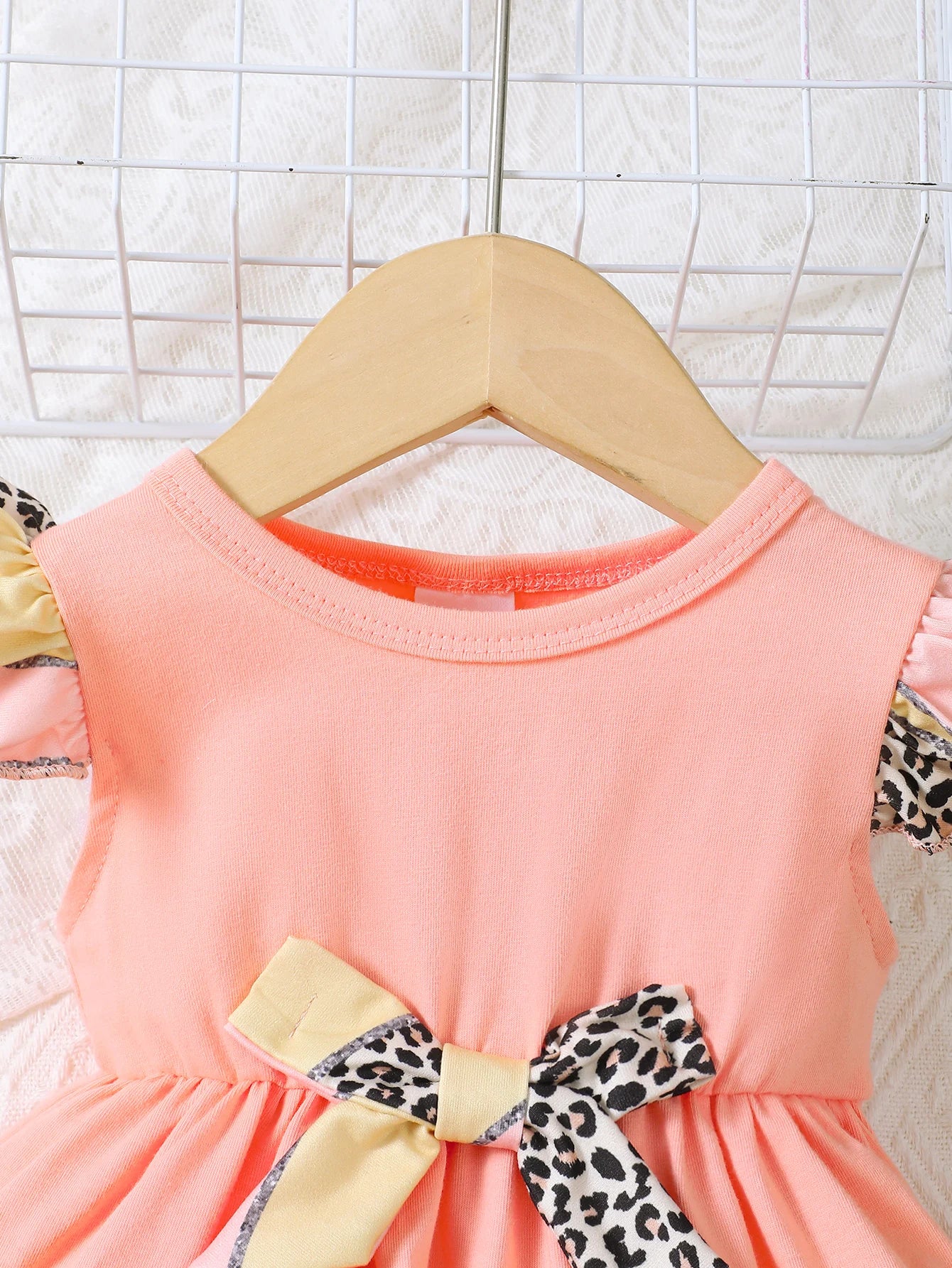 New Baby Girl Casual Round Neck Sleeveless Dress Printed Pants Two Piece Set