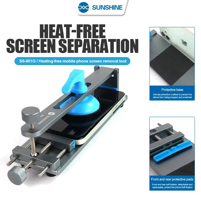 SUNSHINE SS-601G Mobile Phone Free Heating LCD Screen Splitter Unheated All Mobile Phone Screen Separation Fixture Repair Tool