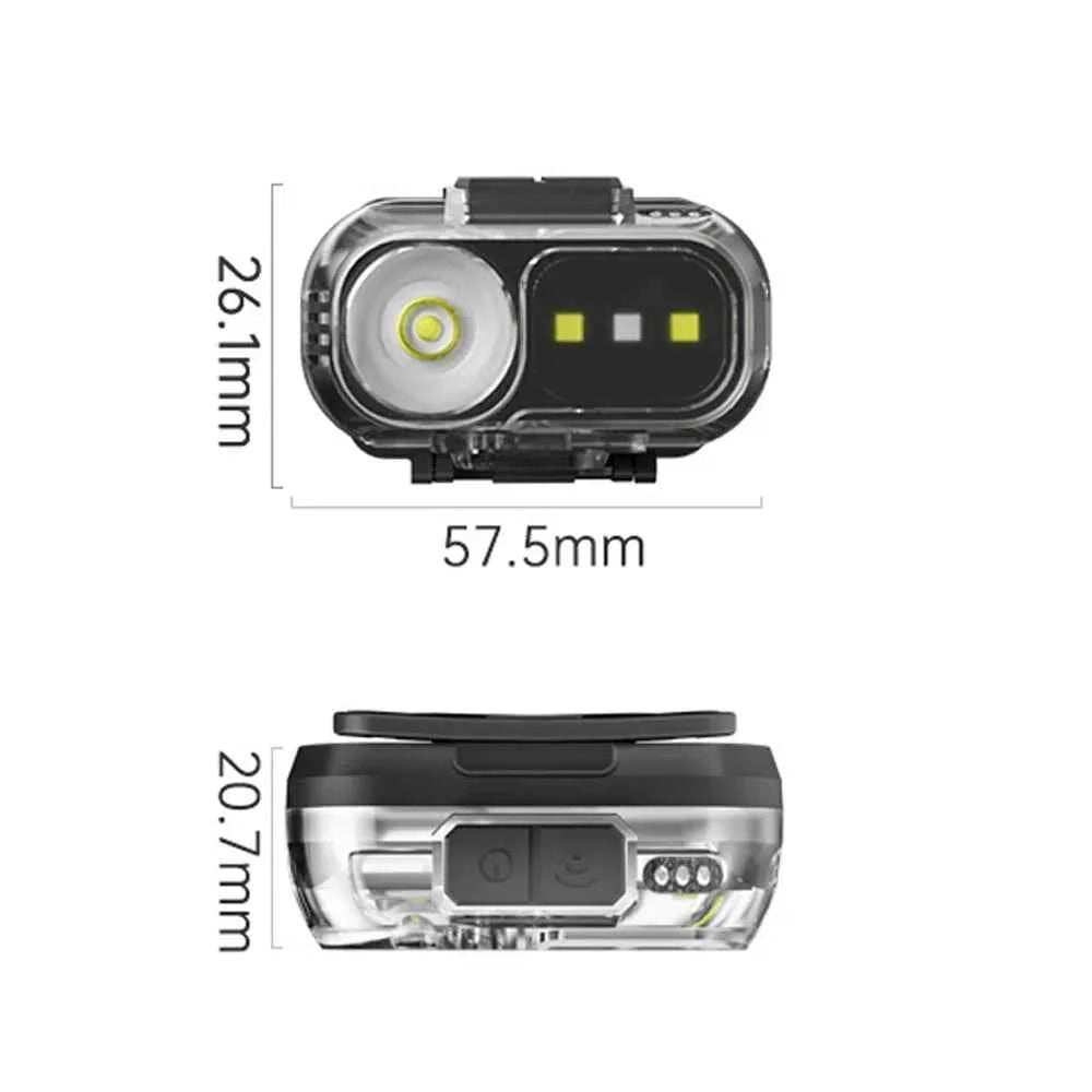 Powerful LED Induction Headlamp 5 Lighting Modes Type-C Charge Head Flashlight Outdoor Waterproof Camping Fishing Headlight