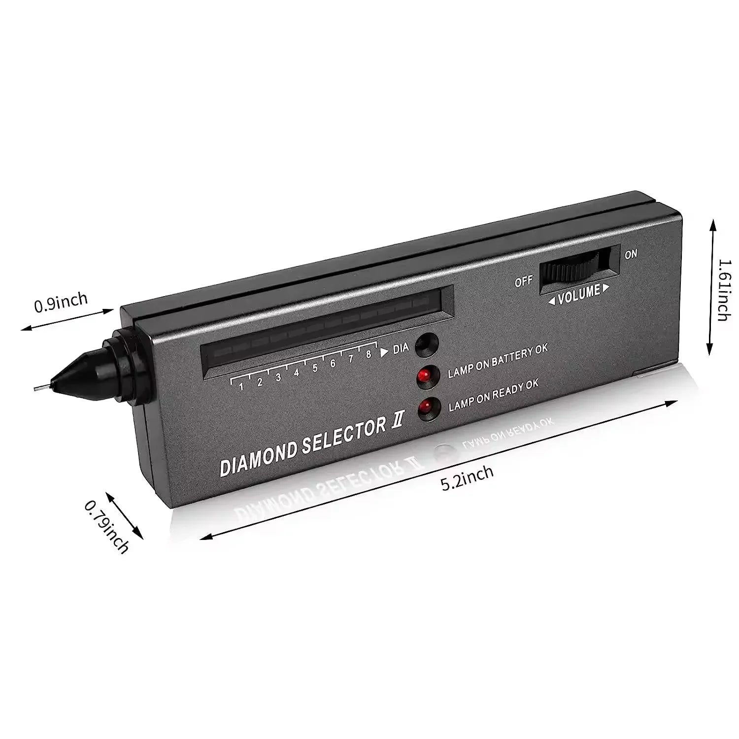 Portable Diamond Tester & Gemstone Selector – Moissanite/Ruby/Sapphire/Gold Purity Analyzer Jewelry Testing Pen Tool
