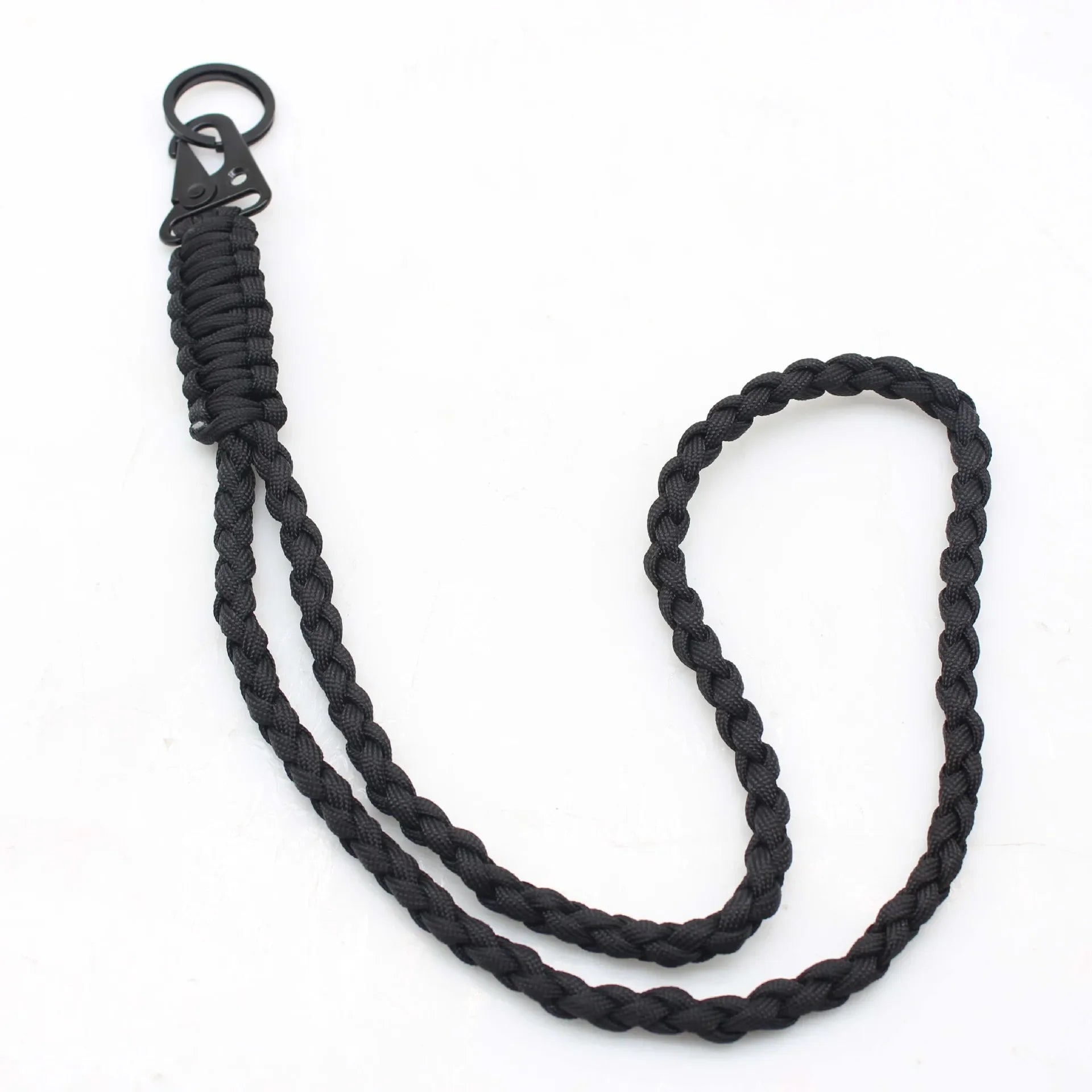 Outdoor Paracord Rope Keychain EDC Survival Kit Cord Camera Telescope Phone Lanyard Military Emergency Strap for Hiking Camping