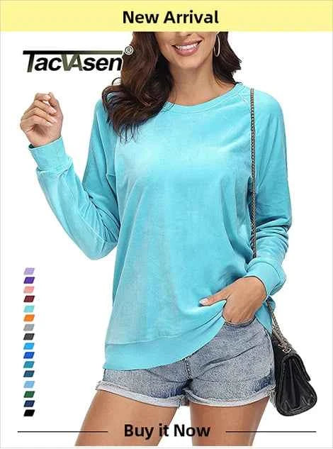TACVASEN Summer UV/Sun Protection Outdoor Hooded T-shirt Women's Hoodie Shirt UPF 50+ Long Sleeve Fishing Hiking Athletic Shirts
