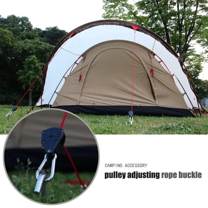 5m Adjustable 8 1 Inch Hanging Rope for Outdoor Camping Plant Growing Light Rope Ratchet Hanger Pulley Lifting Pulley Hook