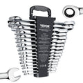 16 Piece Metric Combination Wrench Set 8 Mm to 24 Mm Chrome Finish Carbon Steel Industrial Grade