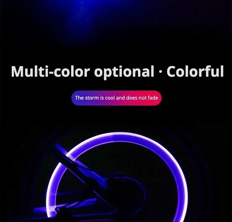 2/4/8Pcs Tire Valve Cap Lights Durable Tire Lights For Car Air Valve Caps With Lights For Motorcycles Bicycles Electric /*-