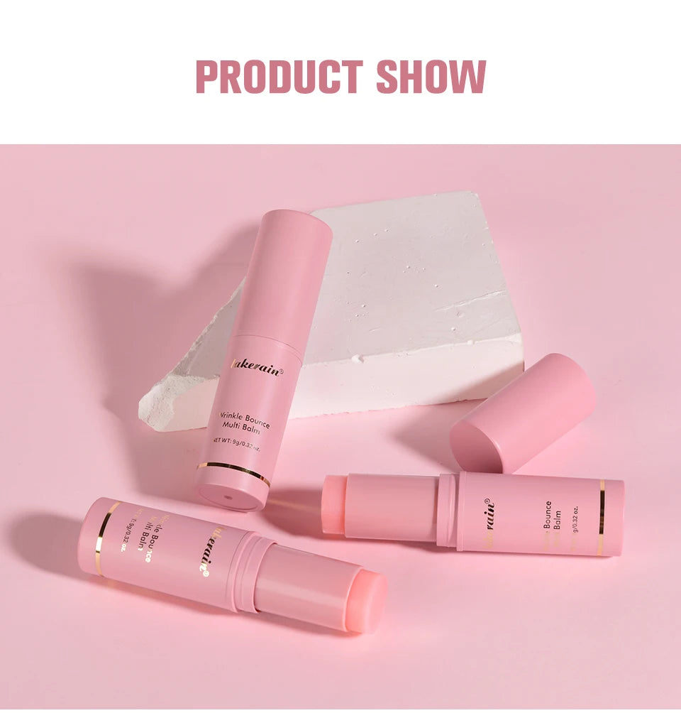 Pink Hydrating Stick Deep Hydrating Facial Skin Multi-functional Long-lasting Brightening Smooth Wrinkle Stick Skin Care Makeup