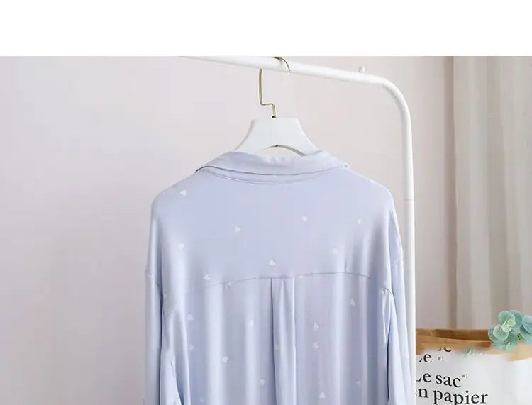 Nightgowns Women Sleepwear Baggy M-3XL Sweet Girlish Japanese Style Kawaii Clothes Home Cozy Designer Minimalist Pockets Print