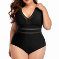 Women'S Suit Women'S Large Size Swimsuit Solid Color Swimsuit Mesh Stitching Printed Swimsuit Bikini летний костюм женский
