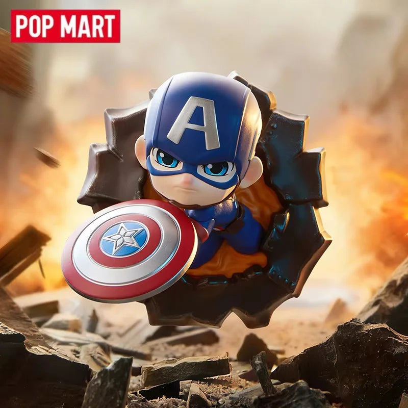 POP MART MARVEL Across The Infinite Series Original Blind Box Surprise Mystery Box Guess Bag Toys Doll Cute Desktop Ornaments