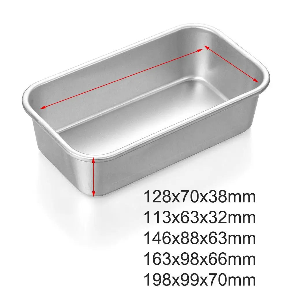 Aluminum Alloy Non Stick Roasting Pastry Box Kitchen Gadgets Cake Mold Loaf Pan Baking Bread Pan