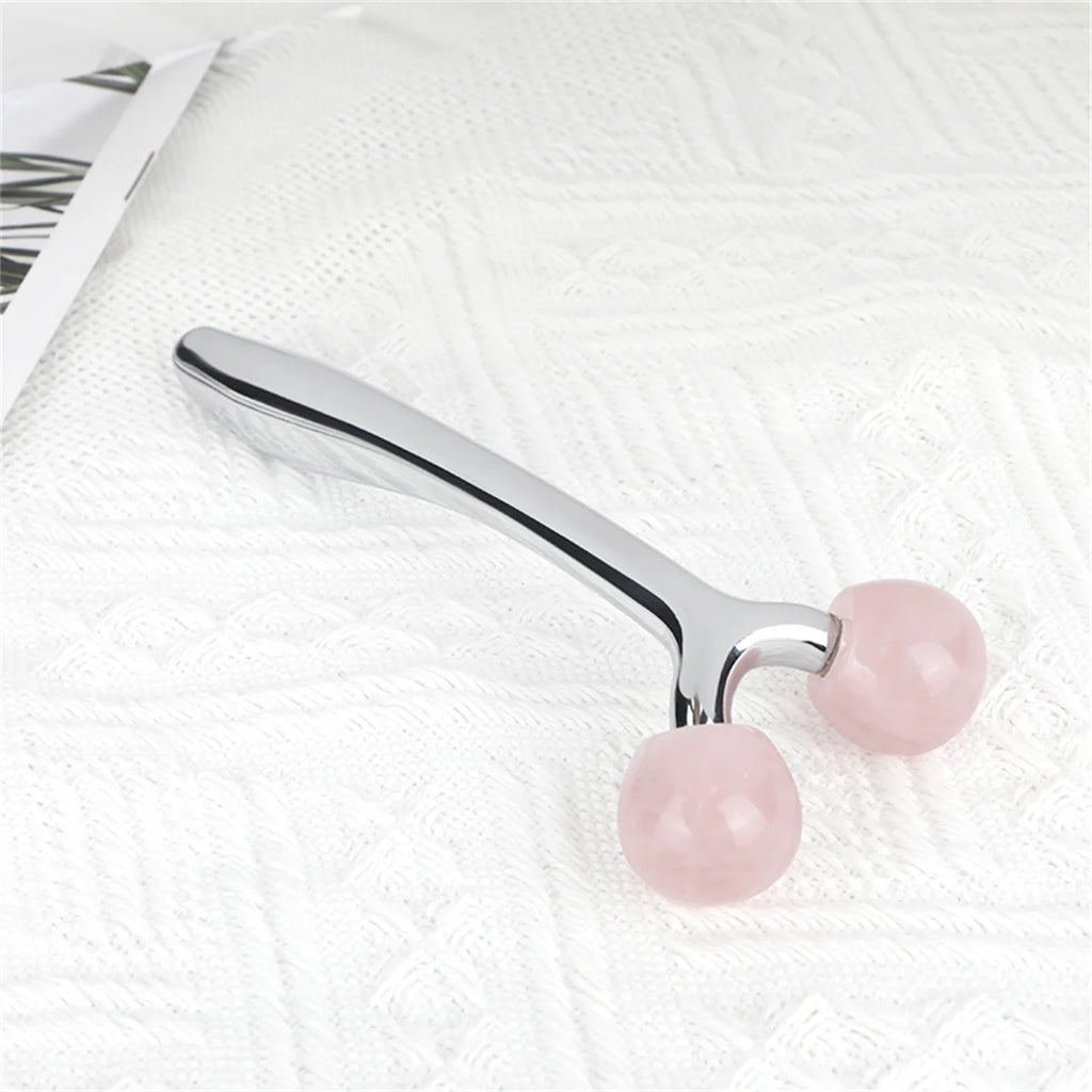 2in1 Manual 3D Face Roller Women Man Face Relax Massager Facial Massager Y Shape  Facial Roller Massager Eye Body Skin Care Tool