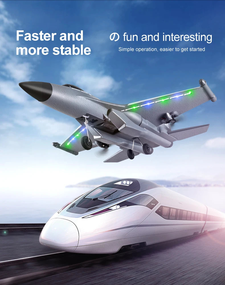 G1 Drone Glider Beginner Profesional 3 Channel RC Aircraft Remote Control Hand Throwing Plane Foam Electric Outdoor Airplane