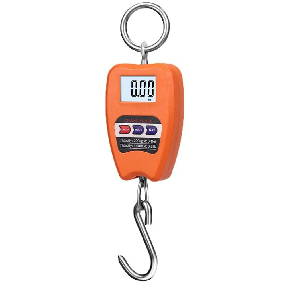 200KG Electronic Luggage Scale Multifunctional Digital Scales LCD Display Travel High Accurate Handheld Weighing Tool