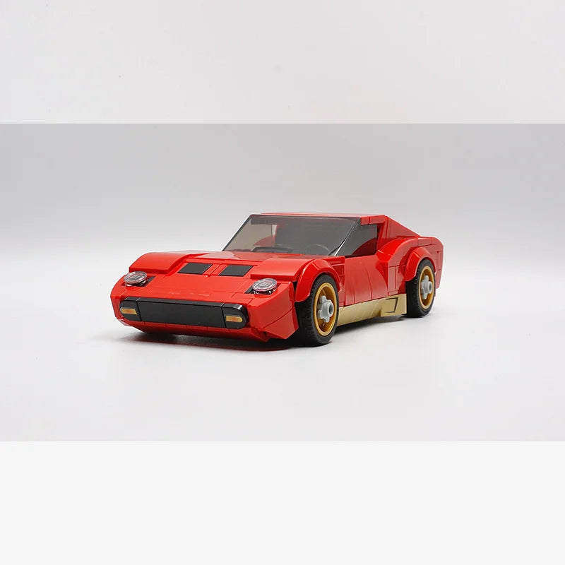 331 Parts City Speed MOC Building Block Model V12 Red Supercar Toy For Boys Adults Children Christmas Holiday Gift