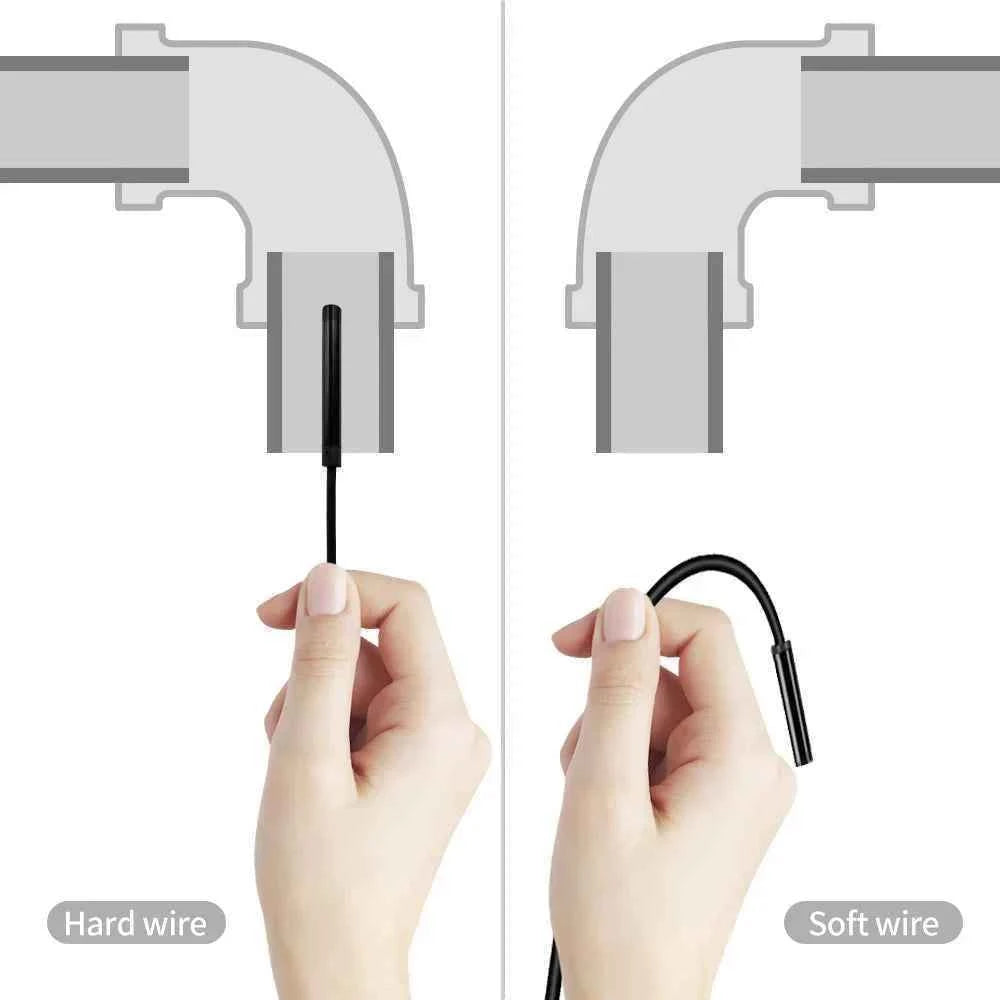 HD1920P Endoscope Inspection  Camera Type-C Mini Inspection Camera IP67  Car Sewer Pipeline Borescope for Android IOS iphone