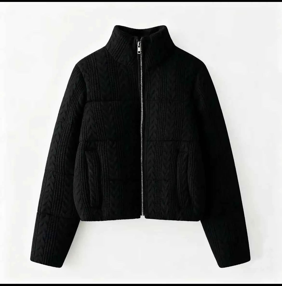 Jackets Women's Parkas Winter Coat Thick Warm Outwear Long Sleeve inszart Elegant Fashion With Zipper 2025 Casual Woman Jackets