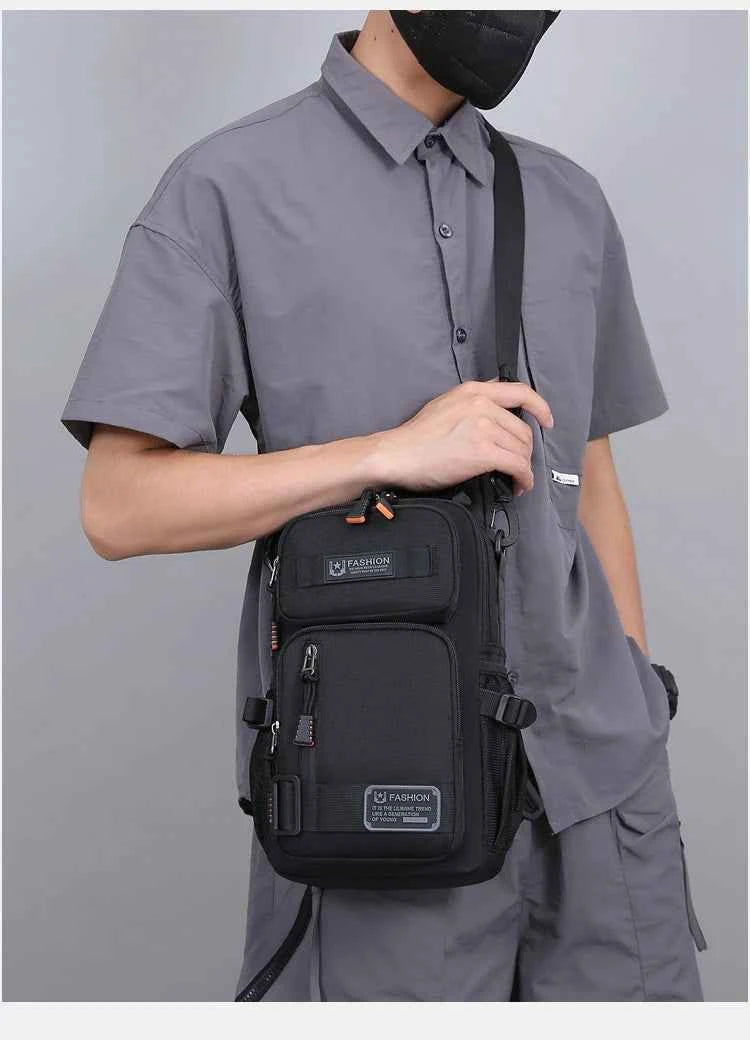 Fashion Men's Waist Packs Chest Bag High Quality Oxford Crossbody Bags For Men Fashion Casual Men Bag Handbag Male Chest Pack