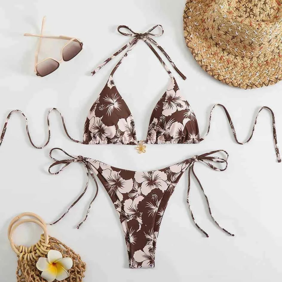 Sexy Micro Bikini Women's Swimsuit 2026 Trend Female Swimwear Two-piece Thong Bikinis Sets Beach Wear Swimming for Bathing Suit