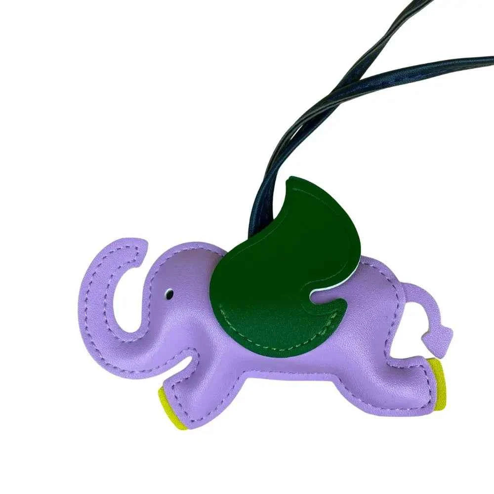 Elephant Bag Charm - Multi-Color Horse Charm Accessory for Purse, Backpack & Keys