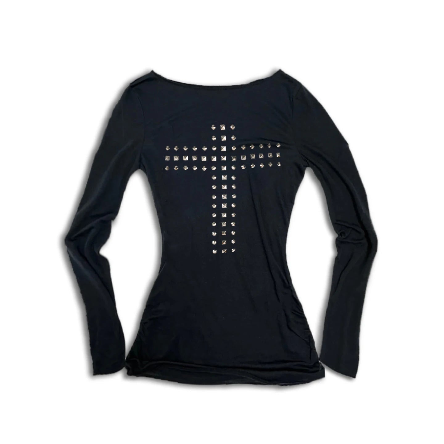 Summer Harajuku Y2k Cross Rhinestone Crop Top American Style Hot Girl Sexy Top Slim Fit Chic Crop Top Goth Hip Hop High Street