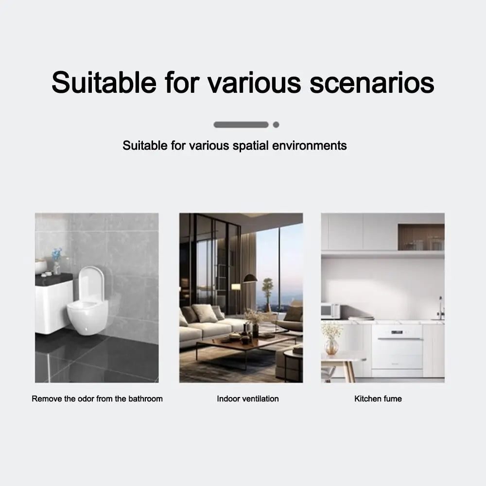New Plastic Air Vent Grille With Flaps Square Duct Heating Vents Silent Operation White Exhaust Fan Cover Ceiling Mount