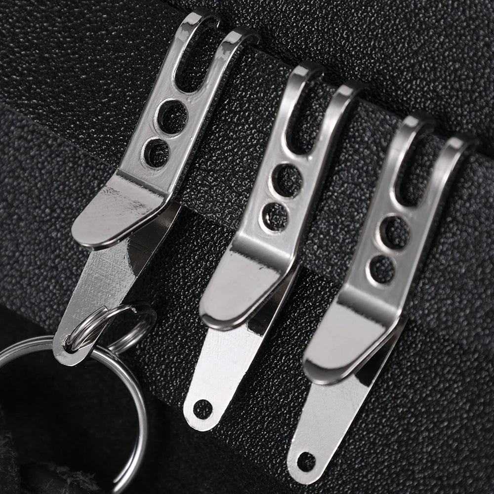 5/1Pcs Mini Zinc Alloy Ring Carabiner EDC Bag Suspension Clip with Key Outdoor Quicklink Tool Keychain Camping Accessories