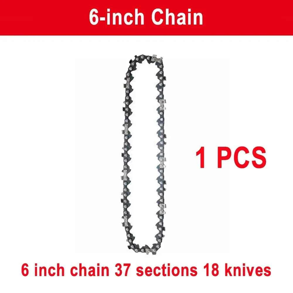 Chainsaw Chain 6 Inches Chain Rechargeable Saw Mini Electric Chainsaw Cordless Saw Carpentry Gardening Tools Electric Wood Saw