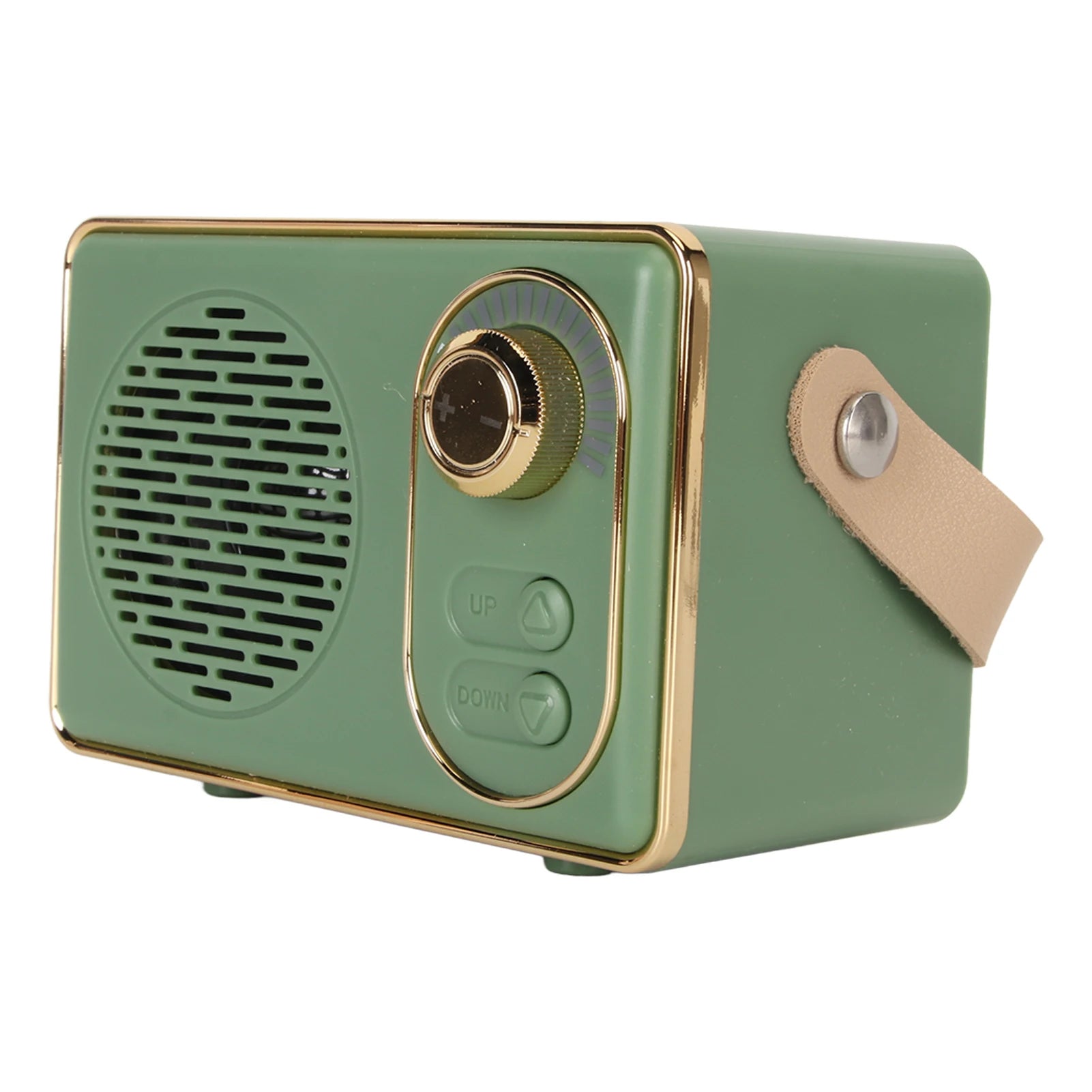 Retro Bluetooth 5.0 Speaker Classic Mini Bluetooth Speaker Supports TF/AUX/USB Ports Rechargeable MP3 Player Camping Party Gift