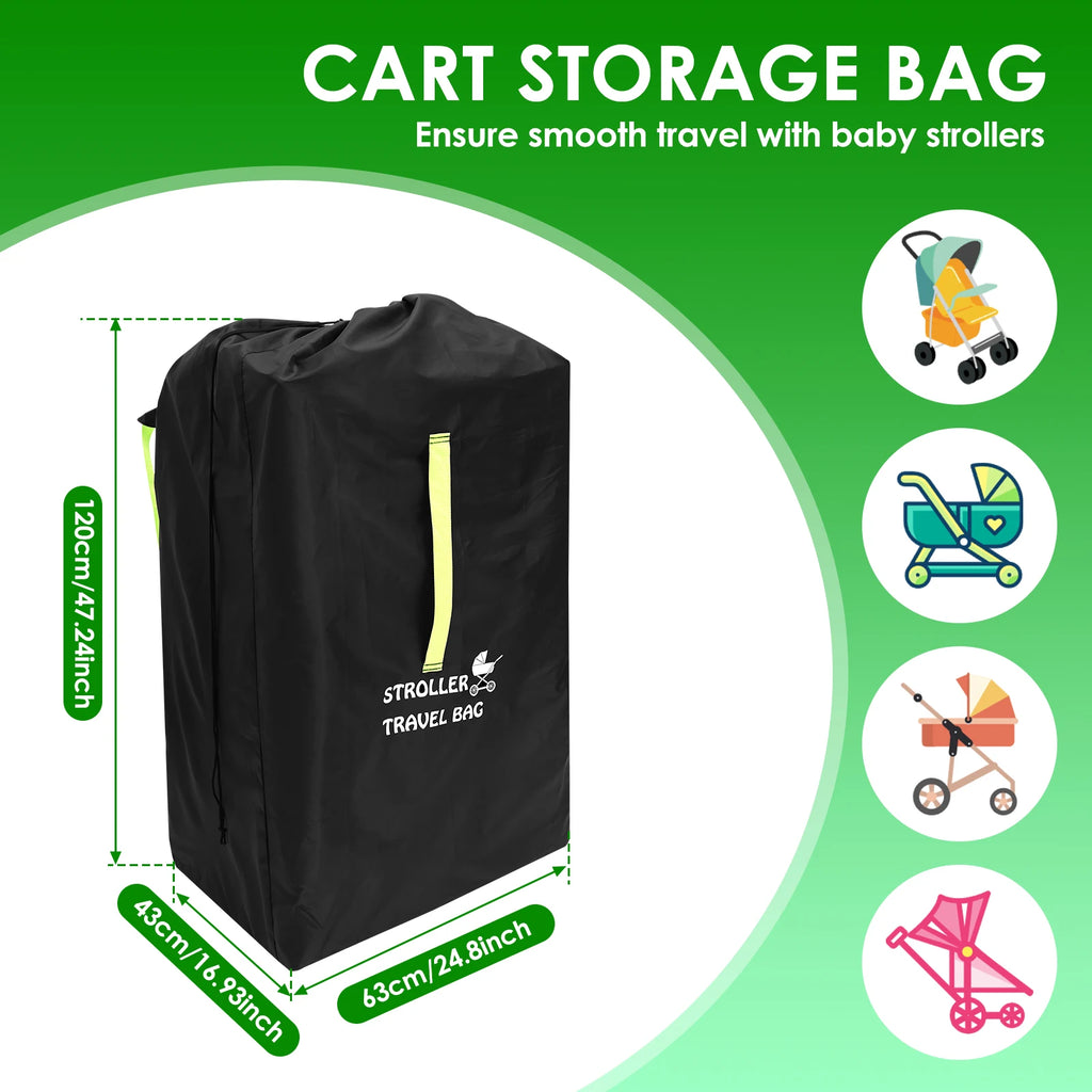 Stroller Storage Bag for Baby Airplane Road Trips Stroller Cover Travel Shipper Dust Bag Waterproof Carts Accessories