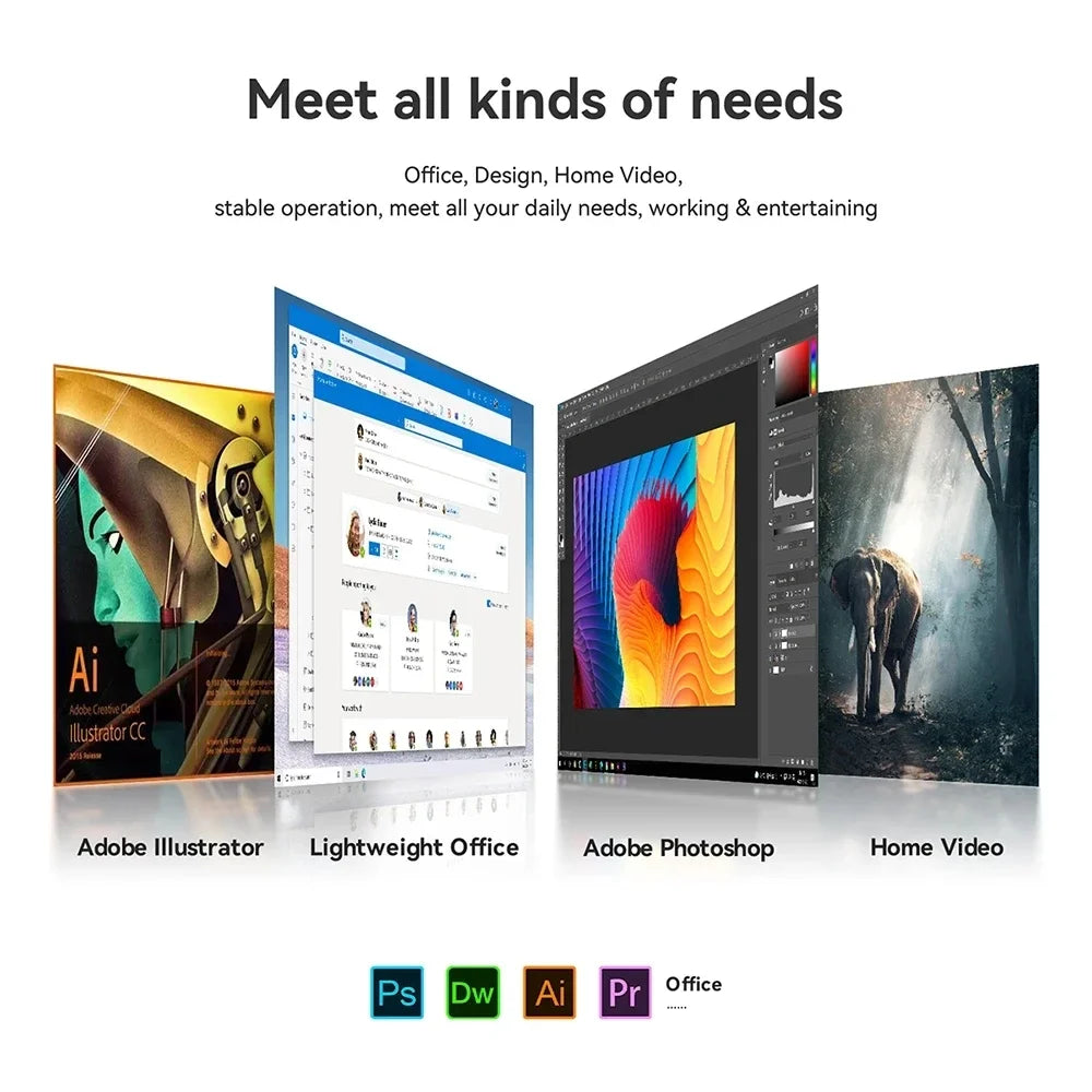 NEW Intel I9-10980HK/N150 Portable Mini PC Computer Windows 11 32GB DDR4 1/2TB SSD Gaming Computer WiFi 6 Office Mini Desktop