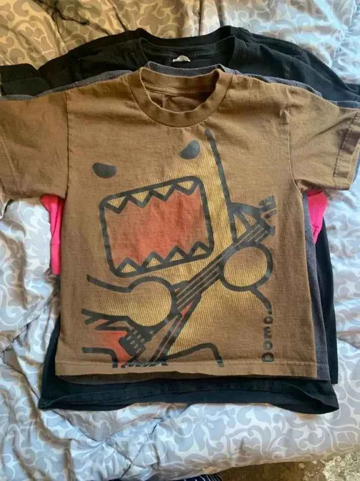 Y2K Kawaii Oversized T-Shirt Men Women Cotton Retro Print Loose Fit Funny Graphic Tee Unisex Matching Summer Trendy Streetwear