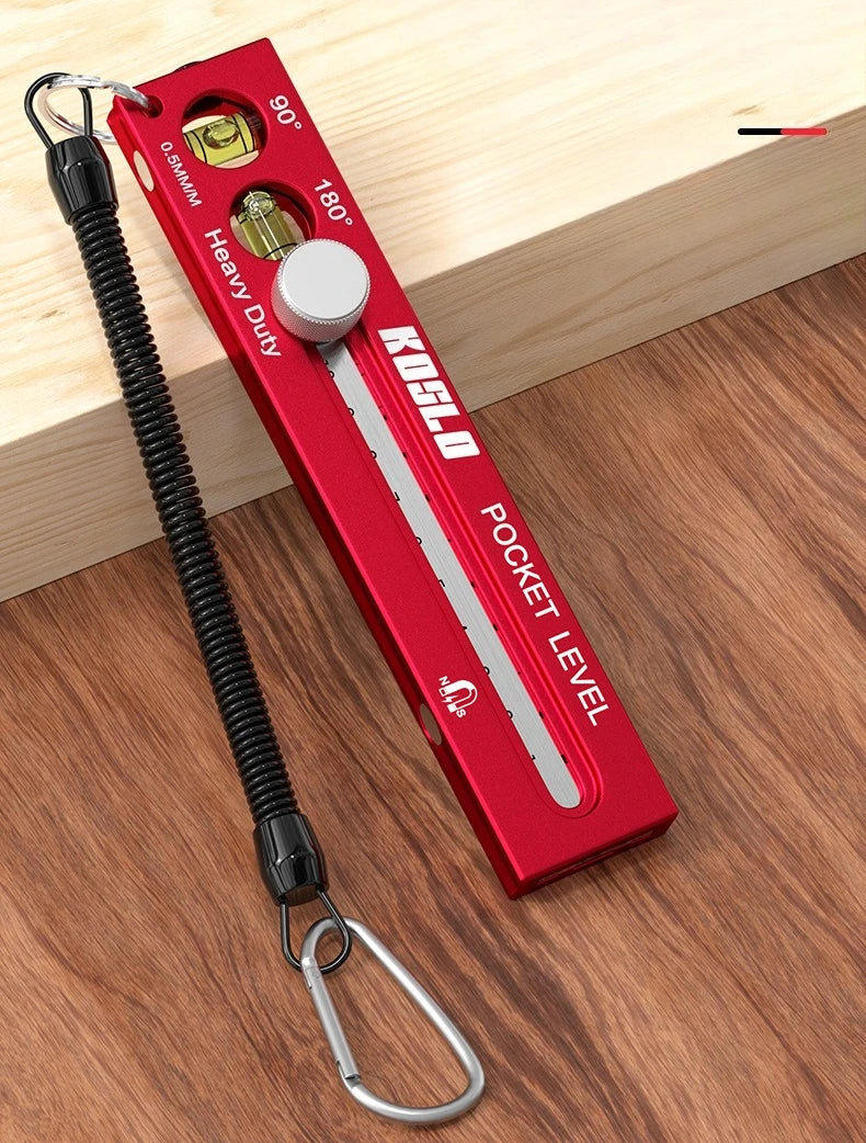 Woodworking ToolsRuler Precision Pocket Ruler Slide Ruler Inch/Metric T-Track Metal Slide Stops Aluminum Precision Rulerler