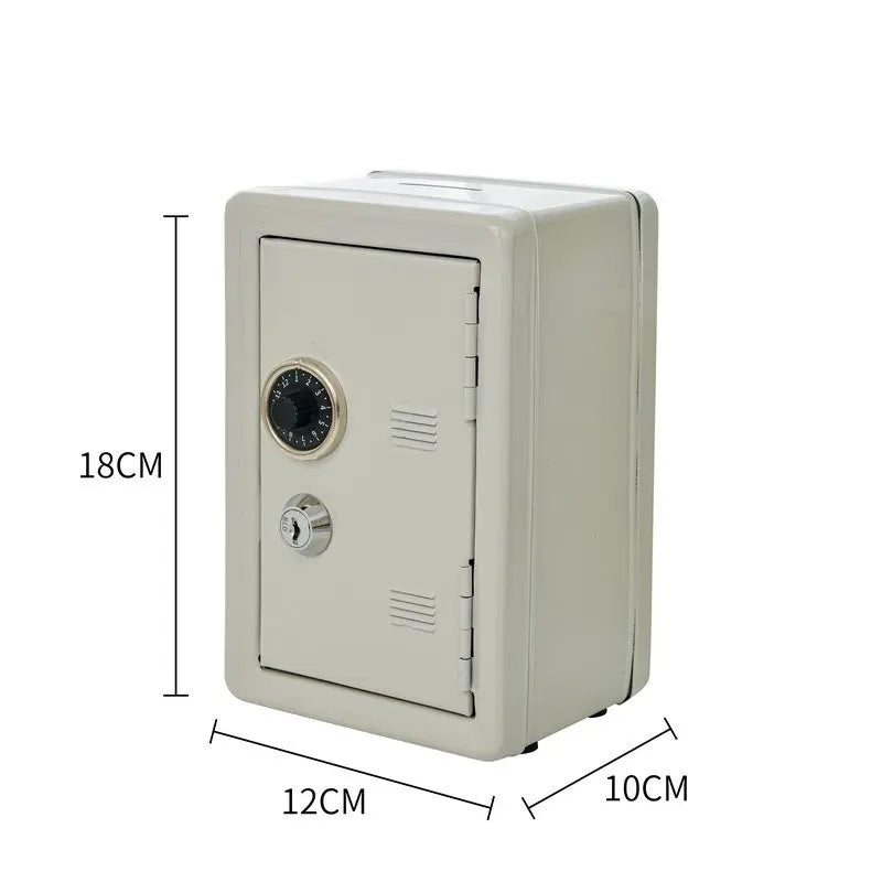 Kids Money Bank with Lock, Mini Metal Safe Box for Cash & Savings, Educational Gift Idea, Wholesale PriceMetal Cash Keeper